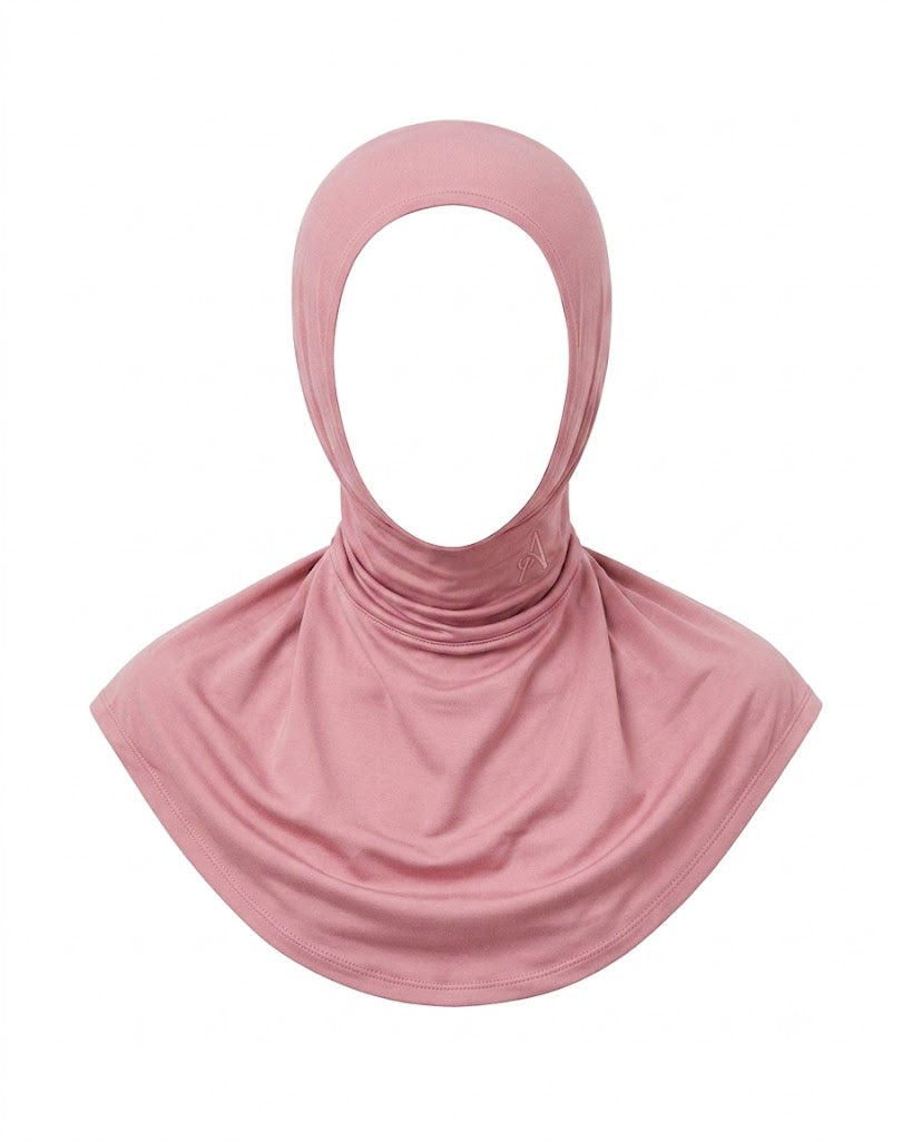 Noor Bburkini - Instant Swim Hijab - Burnt Rose 